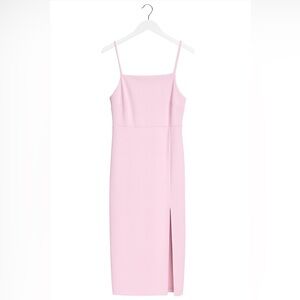 OWIN Women's NEW Adjustable Straps Sleeveless High Waist Split Midi Dress.